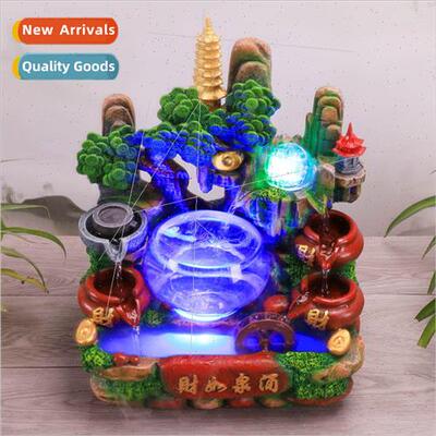 Creative wealth such as spring flow rockery water spray remo