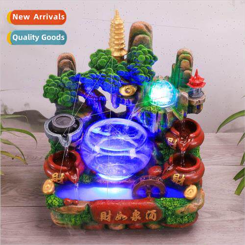 Creative wealth such as spring flow rockery water spray remo