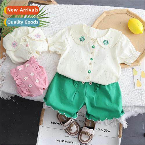 2023 new girl 适用eign- Korean  of the two-piece baby girl s