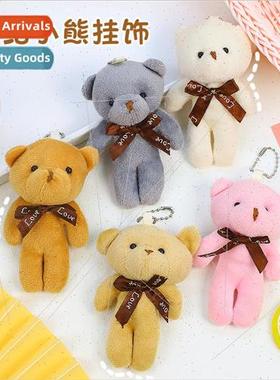 Teddy amese Bear Bow Tie Bear Doll Bear Doll Keychain Pendan