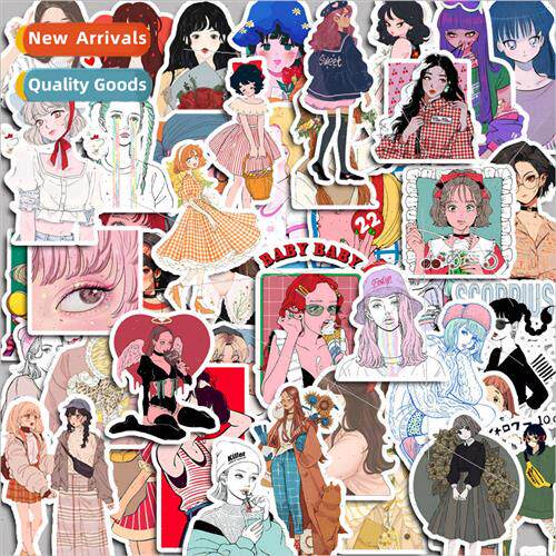 Retro Comic Characters 50 Patterns Cartoon Handbook Stickers