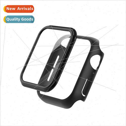 适用 apple watch case waterproof pc tempered film iwatch6/5/