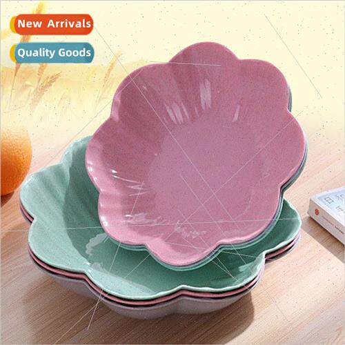 Plum blossom type creative  household fruit plate home livin