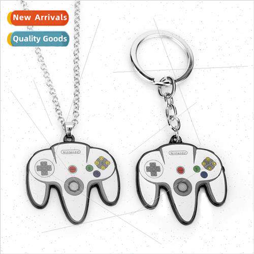 Gamepad handle necklace keychain new childhood gamepad neckl