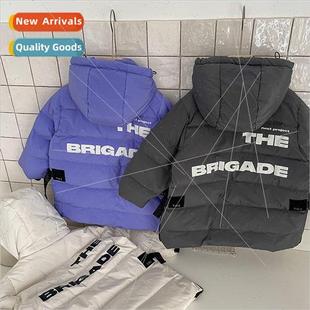 the winter down jacket childrens and new long 2023 fall