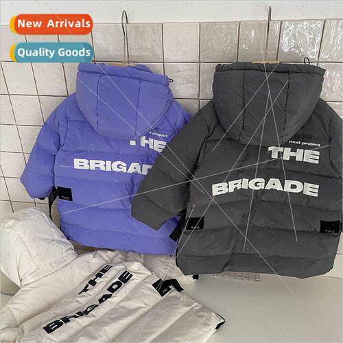 2023 fall and winter new childrens down jacket in the long K
