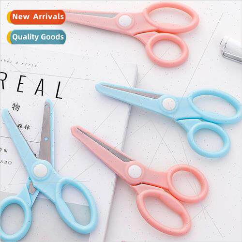 Creative childrens safety handmade scissors students paper c