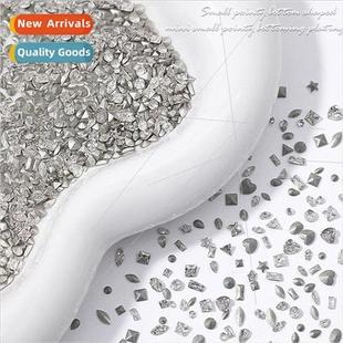 small pointed diamond art shaped mini zirconia Nail bottom