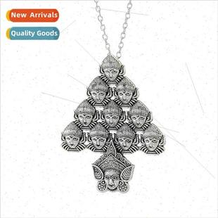 Necklace Buddha Head Women Thousand Vintage Leaves
