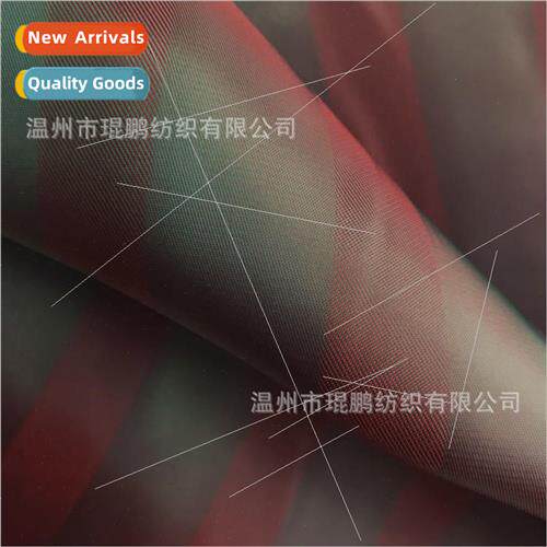 polyester viscose green flash red stripes high-grade clothin