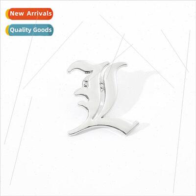 New Death Note brooch anime  letter L metal badge bag clothi