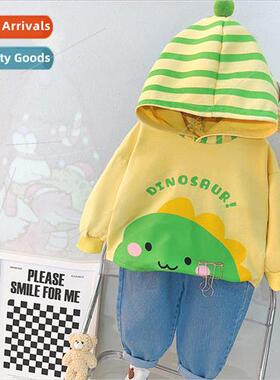 Childrens new spring childrens suit Yankee baby boy hooded c