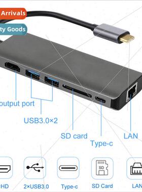 Type hub 6in1 docking docking station TYPE-C to HDMIPDUSB3.0