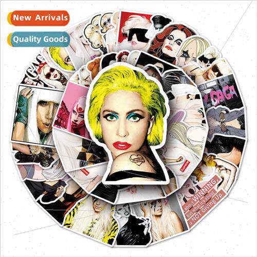51 Lady Gaga acss sexy graffiti stickers luggage suitcase su