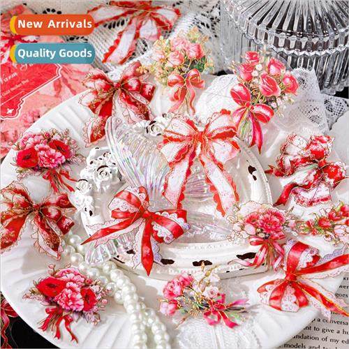 PET three-dimensional laser gold stickers pack Dream fabric