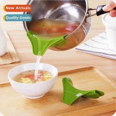Kitchen special anti-spill pots and pans round mouth edge de