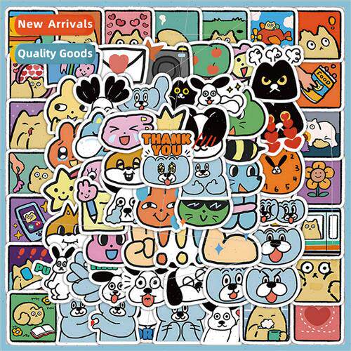 100 dumpling dog stickers Korea ins wind cartoon creative sm