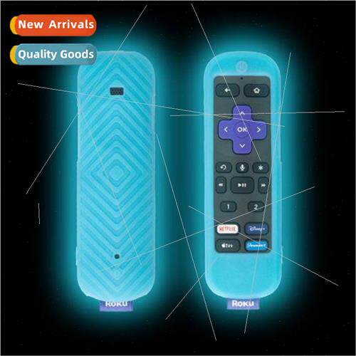 Temu New 适用 TCL Roku Remote Control Silicone Protective Co