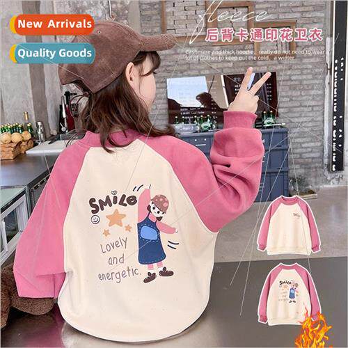 Girls padded thickened sweater fall and winter  2022 new chi