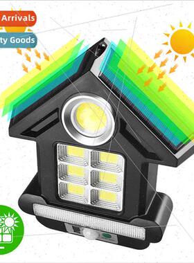 Solar set light body sensor small wall light with remote con