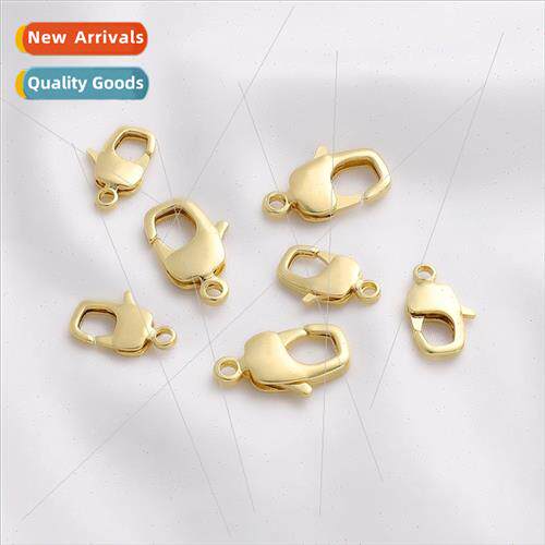 Color preservation 14K gold-plated shaped lobster buckle cra