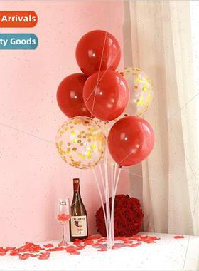 Balloon table floating column Babys birthday party decoratio