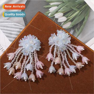 ins sweet colorful tassel bell orchid flower cluster diy han
