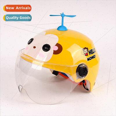 Cute bamboo dragonfly helmet hat fixed motorcycle helmet dec