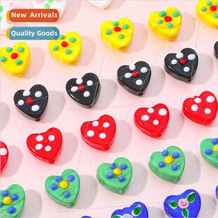 diy handmade beading materials weaving glaze colorful printe