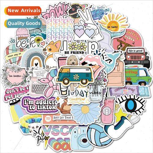 50 small fresh graffiti stickers