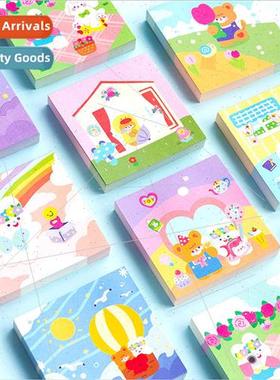 Sugarhouse Circle Square Note Book Cartoon Tearable Message