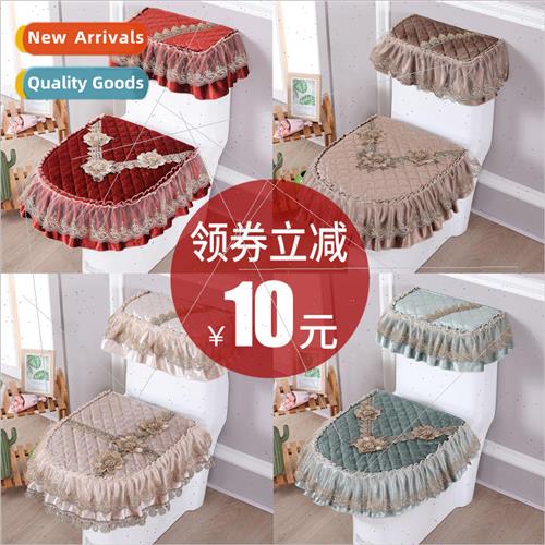 2020 new Shengshihoumen palace  toilet three-piece cover fab