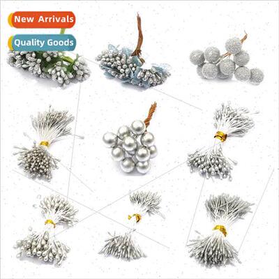 lver simulation flower new stamen core bouquet diy handmade