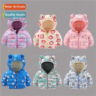 boys pri fall ears hooded girls baby winter and new 2023