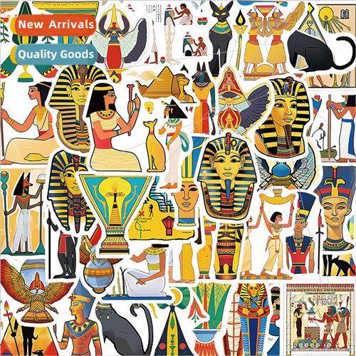 50 Ancient Egyptian Art Deco Stickers Cell Phone Case Mug Gu