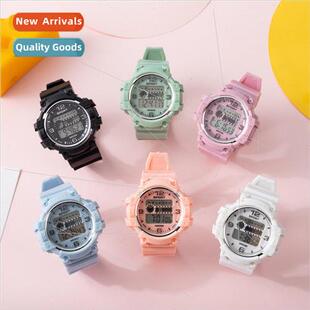 Candy color childrens electronic watch teenage male and fema