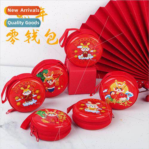 New Year Cartoon Rabbit CNY Christmas Cute Kids Coin Wallet