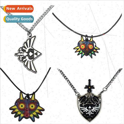 The Legend of Zelda  Weapon Necklace Zelda Owl Colored lver