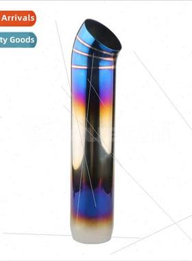 Car modification cool personality baking blue tailpipe decor