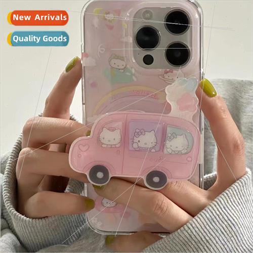 Pink cartoon cat IPhone13/14ProMax double-sided Apple 12/11图片