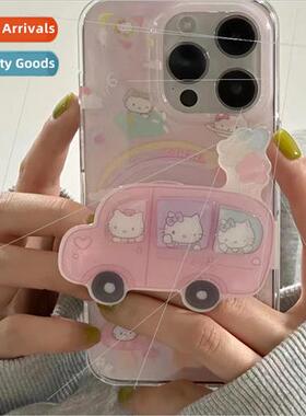 Pink cartoon cat IPhone13/14ProMax double-sided Apple 12/11