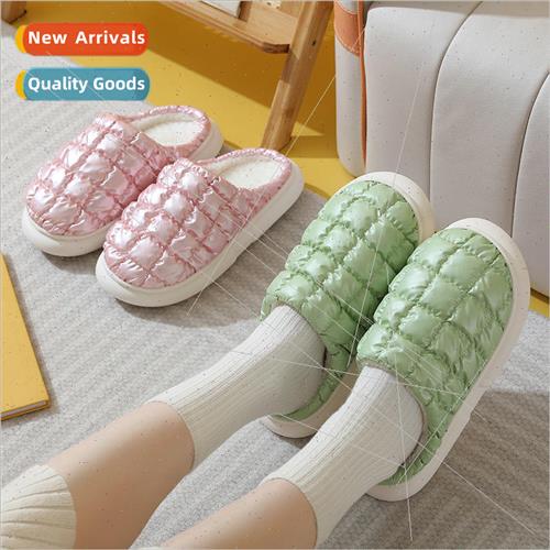 New fall and winter cotton slippers women home indoor down b
