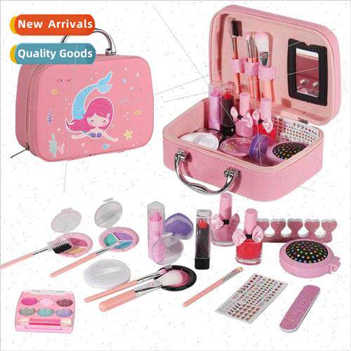 Childrens Makeup Set Mermaid Handbag Toys Play House Cosmeti