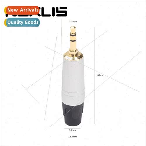 适用 headphone cable audio cable assembly gold-plated 3.5mm