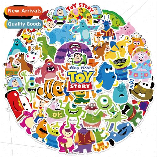 50pcs of Pixar characters collection of graffiti stickers gu