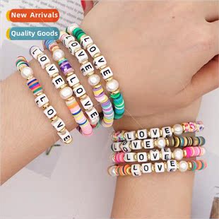 Vintage with Letters Holiday Beach Style Natural Pearls Colo