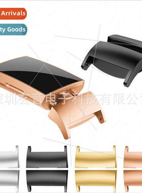 适用 fitbit charge3 charge4 stainless steel connection buckl