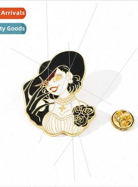 Game  Resident Evil 8 brooch Mrs. Timiscu metal badge Hallow