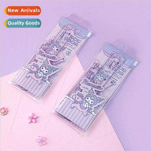 Sanrio Kurome bookmark set of rulers exam teacher plastic dr