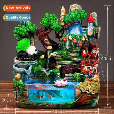 Creative glass indoor 适用tune rockery running water ornamen